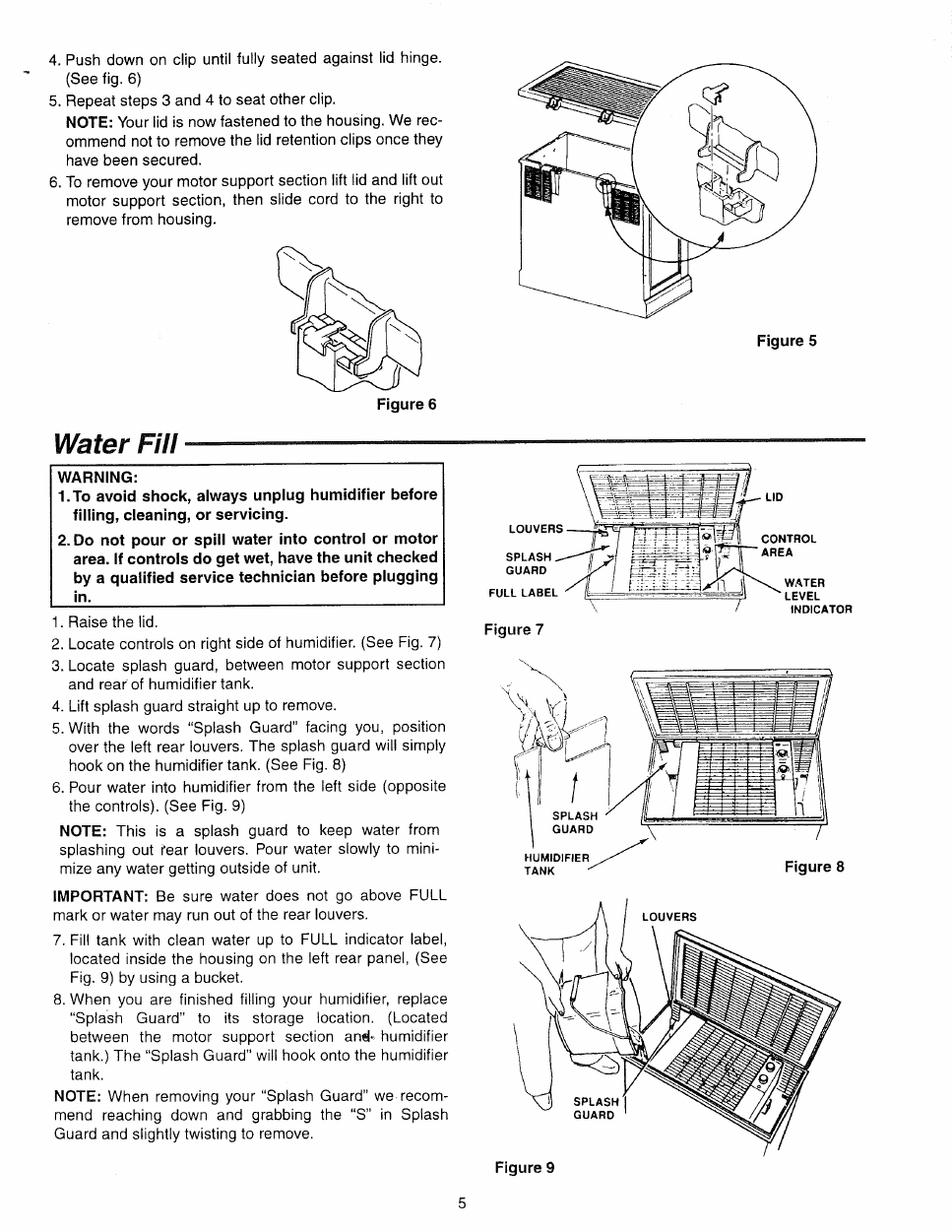 Kenmore Evaporative Humidifier 758.15420 User Manual